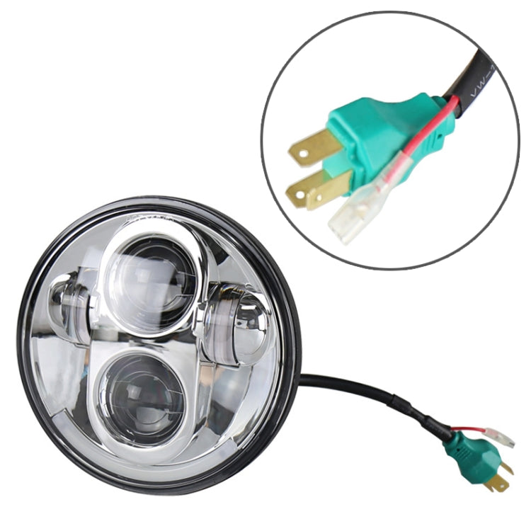 5.75 inch DC12V 6000K-6500K 40W Car LED Headlight for Harley(Black) - Work Lights by PMC TechLife | Online Shopping South Africa | PMC TechLife | Buy Now Pay Later Mobicred