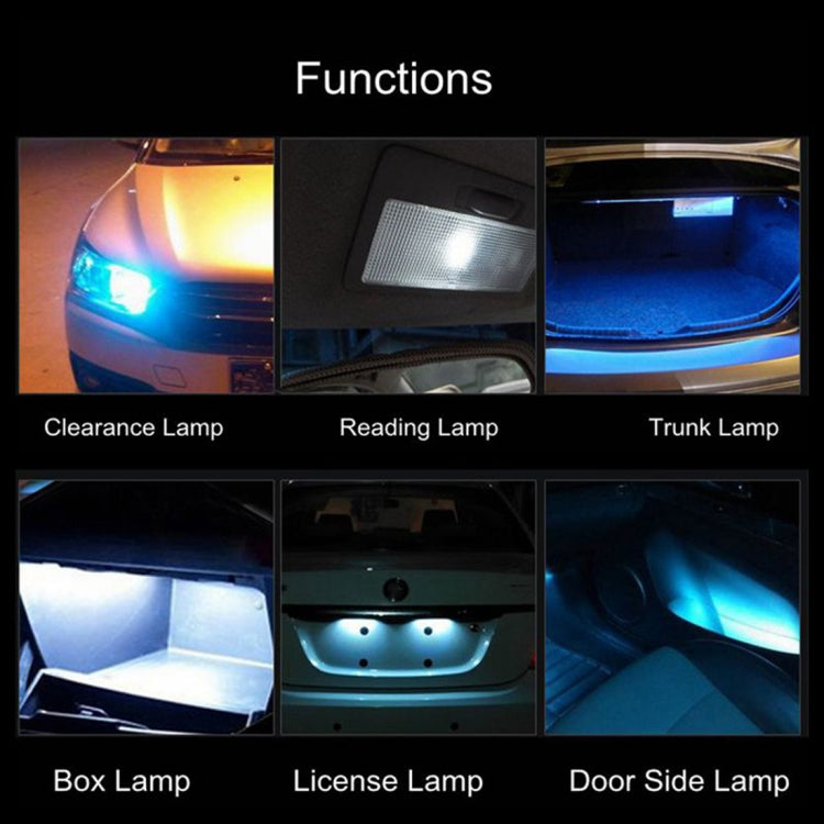 10 PCS T10 DC12V / 1.7W / 6000K / 110LM 9LEDs SMD-4014 Car Clearance Light, with Decoder - Clearance Lights by PMC TechLife | Online Shopping South Africa | PMC TechLife | Buy Now Pay Later Mobicred