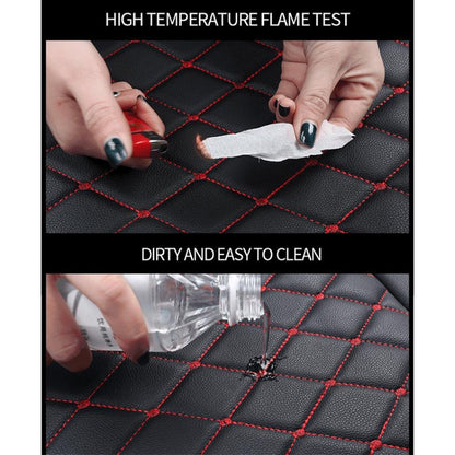 Car Seat Cushion Universal Simple Seat Cover Anti-slip Mat Auto Accessories (Black Red) - Seat Accessories by PMC Jewellery | Online Shopping South Africa | PMC Jewellery | Buy Now Pay Later Mobicred