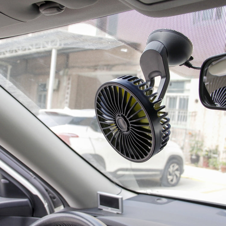 F402 Portable Car Center Console Sucker Electric Cooling Fan with Aromatherapy - Heating & Fans by PMC TechLife | Online Shopping South Africa | PMC TechLife