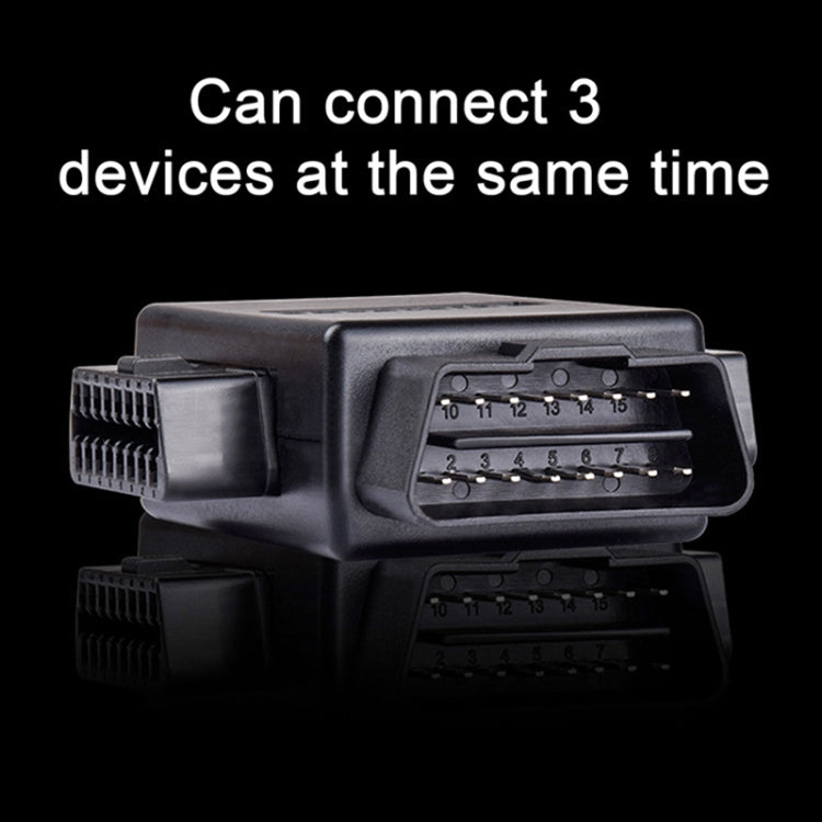 16PIN Car OBD Diagnostic Extended Plug OBD2 Splitter - Cables & Connectors by PMC TechLife | Online Shopping South Africa | PMC TechLife | Buy Now Pay Later Mobicred