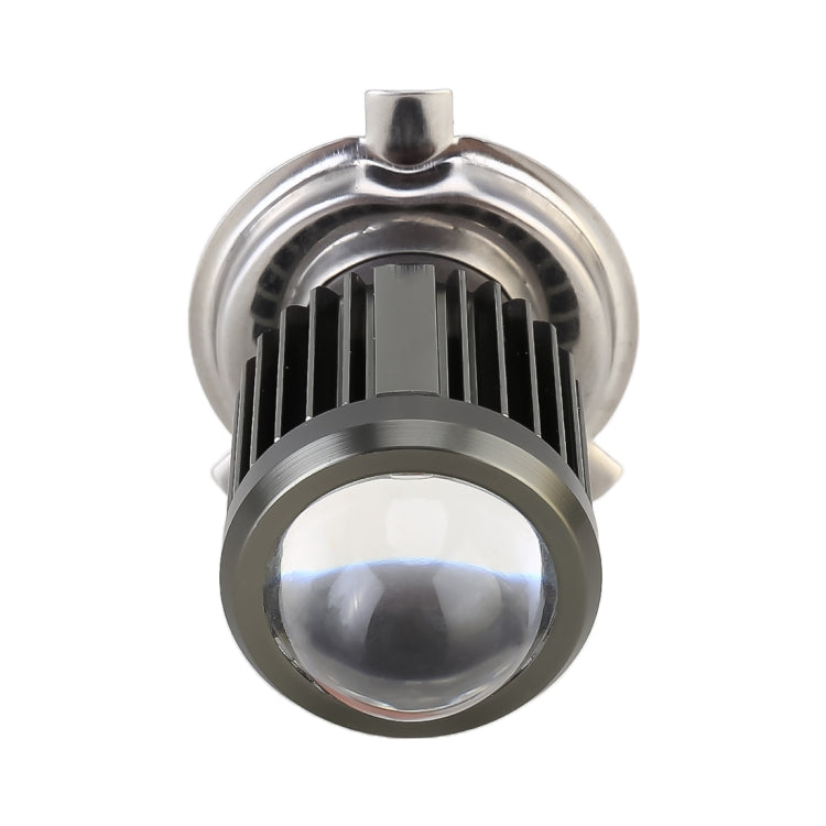 H4 DC12-80V / 10W / 6000K / 3000K / 800LM Bicolor Motorcycle Headlights with Projector Lens - Headlights by PMC TechLife | Online Shopping South Africa | PMC TechLife