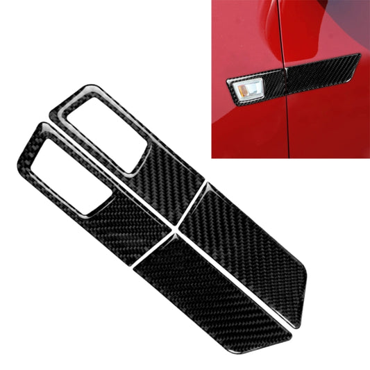 4 in 1 Car Carbon Fiber Turn Light Panel Decorative Sticker for Chevrolet Cruze 2009-2015, Left and Right Drive Universal - Car Interior Mouldings by PMC Jewellery | Online Shopping South Africa | PMC Jewellery | Buy Now Pay Later Mobicred