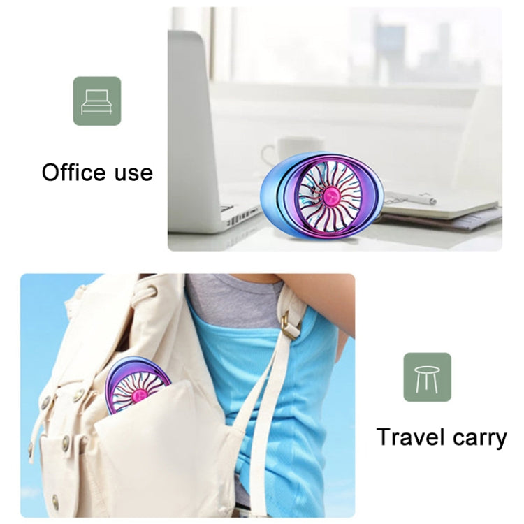 Car Vent Fan Multi-function USB Interface LED Lamp Portable Fan - Heating & Fans by PMC TechLife | Online Shopping South Africa | PMC TechLife | Buy Now Pay Later Mobicred