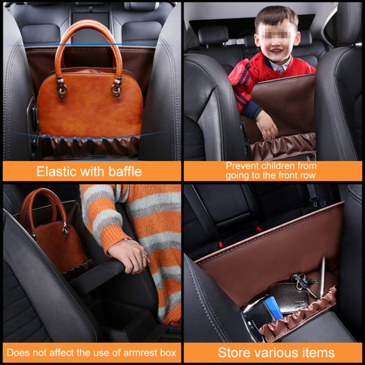 Car Front Seat Hanging Bag Mobile Phone Storage Bag (Coffee) - free shipping - PMC Jewellery - Order now!