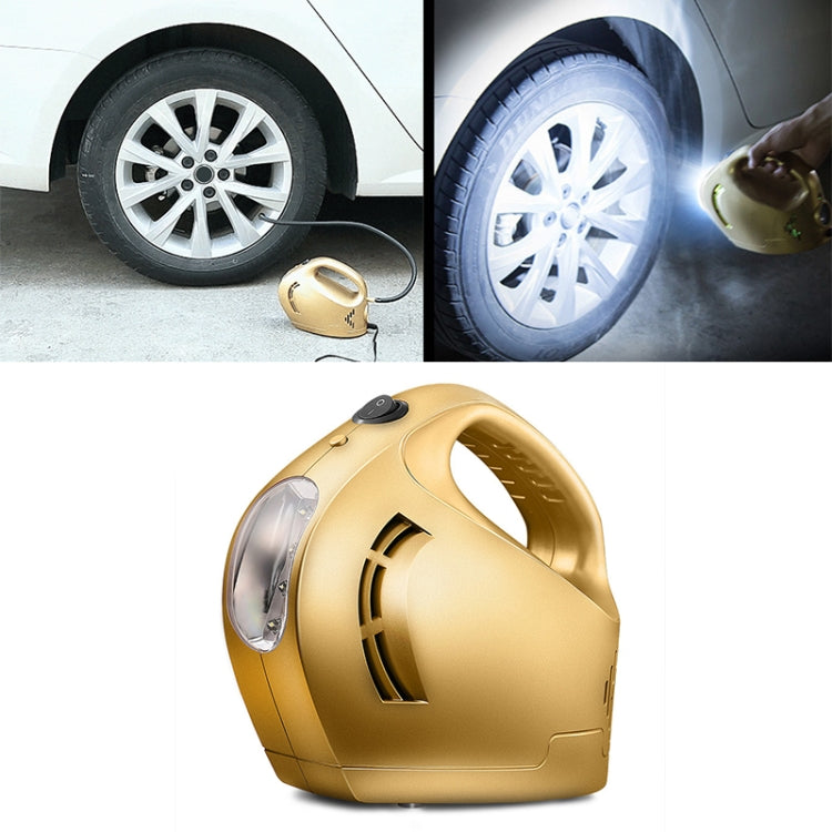 DC 12V 100W Four In One Portable  Car Tire Pump Inflatable Pump(Gold) - Inflatable Pump by PMC Jewellery | Online Shopping South Africa | PMC Jewellery