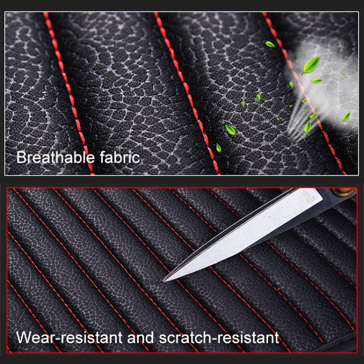 3 in 1 Car Seat Cushion Free Binding Half Inclusive Seat Mat Set (Coffee) - Seat Accessories by PMC TechLife | Online Shopping South Africa | PMC TechLife | Buy Now Pay Later Mobicred