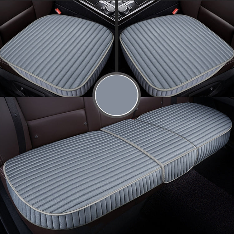 3 in 1 Car Seat Cushion Free Binding All Inclusive Seat Mat Set (Grey) - Seat Accessories by PMC Jewellery | Online Shopping South Africa | PMC Jewellery | Buy Now Pay Later Mobicred