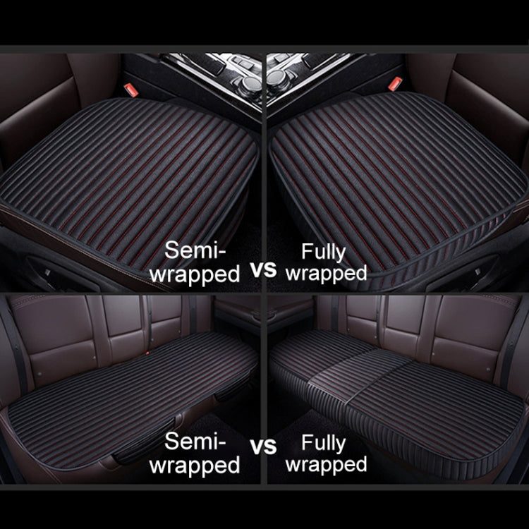 3 in 1 Car Seat Cushion Free Binding All Inclusive Seat Mat Set (Red) - Seat Accessories by PMC TechLife | Online Shopping South Africa | PMC TechLife | Buy Now Pay Later Mobicred