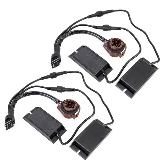 2 PCS 3157B DC12V 50W 6 Ohms Turn Signal / Reversing Light / Brake Light Split Dual Resistance Decoder - Headlight Ballast by PMC Jewellery | Online Shopping South Africa | PMC Jewellery | Buy Now Pay Later Mobicred