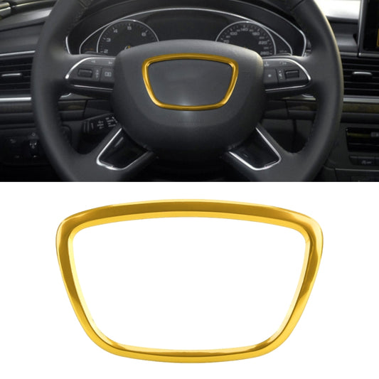 Car Auto Steering Wheel Ring Cover Trim Sticker Decoration for Audi (Gold) - Decoration Rings by PMC Jewellery | Online Shopping South Africa | PMC Jewellery | Buy Now Pay Later Mobicred