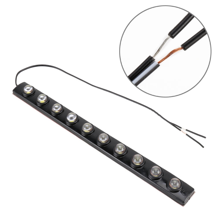 10LEDs SMD-5050 DC12V / 2.2W / 5500K / 112LM Car Daytime Running Light - Running Lights by PMC Jewellery | Online Shopping South Africa | PMC Jewellery | Buy Now Pay Later Mobicred