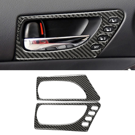 Car Carbon Fiber Front Door Handle Decorative Sticker for Lexus IS250 2013-, Left Drive A Style - Car Interior Mouldings by PMC Jewellery | Online Shopping South Africa | PMC Jewellery | Buy Now Pay Later Mobicred