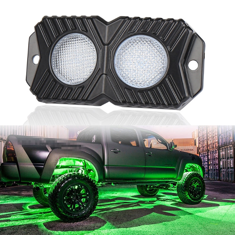 18W DC 12-24V 1.2A LED Double Row Car Bottom Light / Chassis Light / Yacht Deck Atmosphere Light (Green Light) - Decorative Lights by PMC TechLife | Online Shopping South Africa | PMC TechLife | Buy Now Pay Later Mobicred