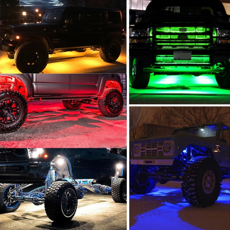 18W DC 12-24V 1.2A LED Double Row Car Bottom Light / Chassis Light / Yacht Deck Atmosphere Light (Yellow Light) - Decorative Lights by PMC TechLife | Online Shopping South Africa | PMC TechLife | Buy Now Pay Later Mobicred