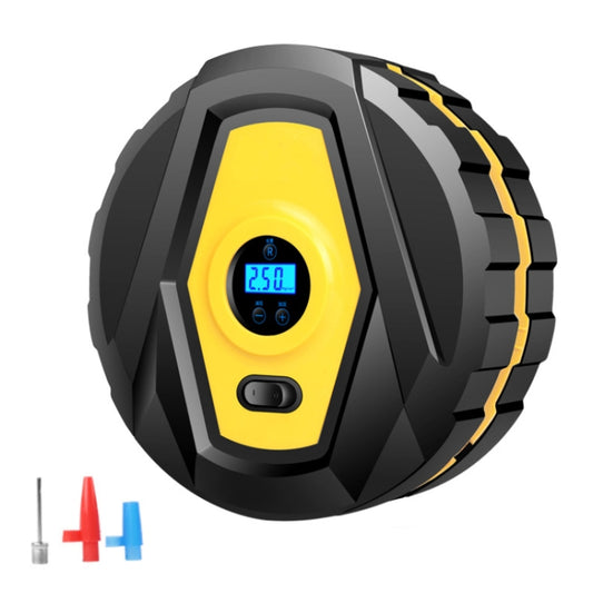 DC12V 120W Portable Multifunctional Round Car Air Pump with Digital Display - Inflatable Pump by PMC Jewellery | Online Shopping South Africa | PMC Jewellery