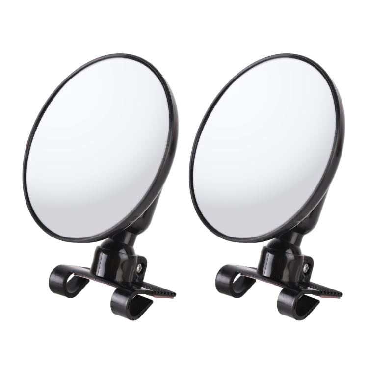2 PCS Car Small Size Rearview Mirror Blind Spot Side Assistant Mirror (Black) - Convex Mirror & Accessories by PMC TechLife | Online Shopping South Africa | PMC TechLife | Buy Now Pay Later Mobicred