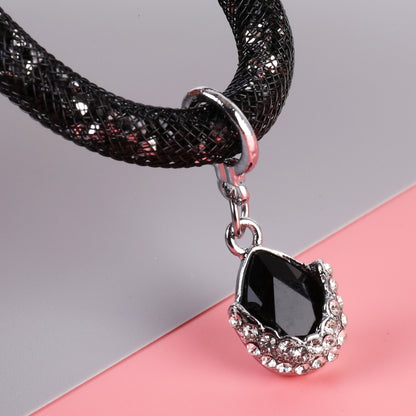 Car Diamond Metal + Plastic Keychain (Black) - Key Rings by PMC Jewellery | Online Shopping South Africa | PMC Jewellery