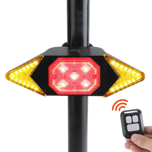 USB Rechargeable Bicycle Turn Light Wireless Remote Control Bike Tail Light - Taillights by PMC Jewellery | Online Shopping South Africa | PMC Jewellery | Buy Now Pay Later Mobicred