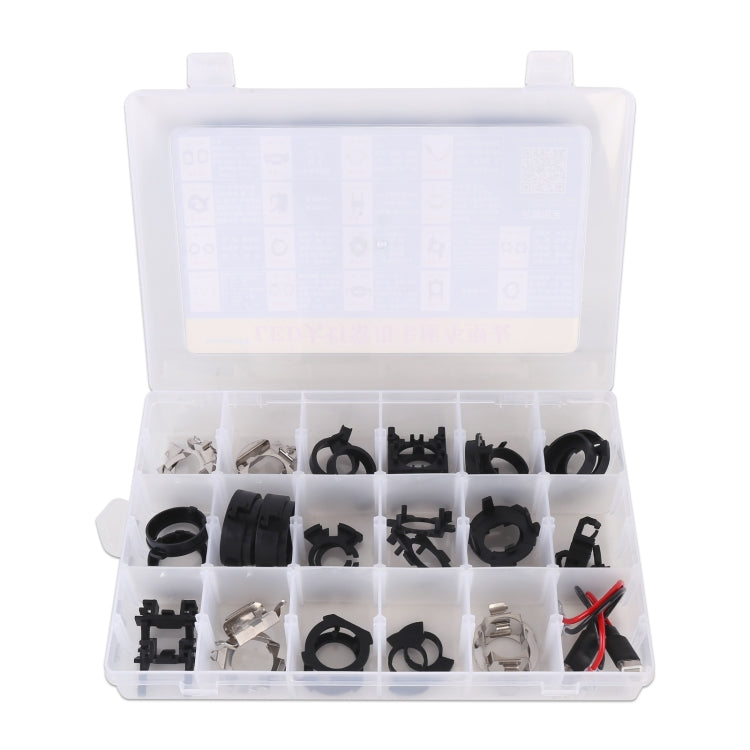 Car Headlight Bulb Base Retainer Holder Adapter Set - Car Light Accessories by PMC TechLife | Online Shopping South Africa | PMC TechLife | Buy Now Pay Later Mobicred