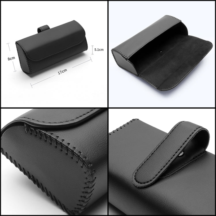 533 Car Glasses Storage Bag Glasses Box (Red) - Sunglasses & Glasses Clips by PMC Jewellery | Online Shopping South Africa | PMC Jewellery | Buy Now Pay Later Mobicred