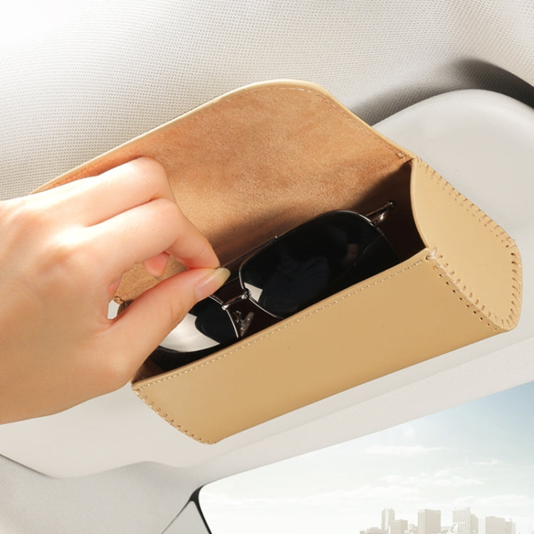 533 Car Glasses Storage Bag Glasses Box (Red) - Sunglasses & Glasses Clips by PMC Jewellery | Online Shopping South Africa | PMC Jewellery | Buy Now Pay Later Mobicred