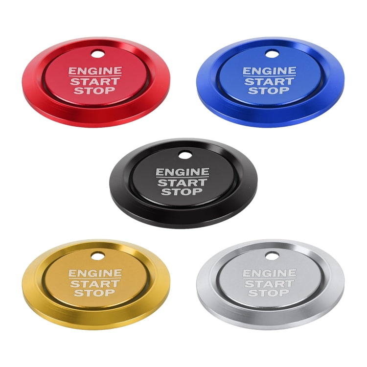 Car Engine Start Key Push Button Ring Trim Sticker Decoration for Ford F150 (Blue) - Decoration Rings by PMC TechLife | Online Shopping South Africa | PMC TechLife | Buy Now Pay Later Mobicred