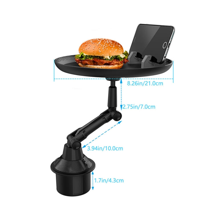 Car Water Cup Holder Multi-function Dining Table, Long Style - Car Drink Holders by PMC Jewellery | Online Shopping South Africa | PMC Jewellery | Buy Now Pay Later Mobicred