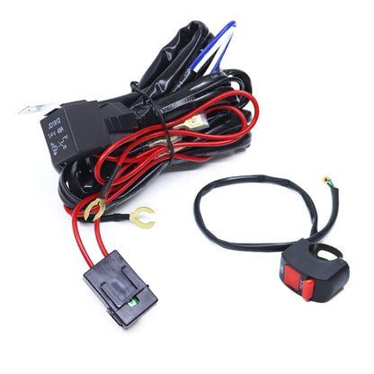 24V 2 in 1 Car / Motorcycle LED Spotlight Headlight Flashing Wiring Harness Cable - Wires by PMC Jewellery | Online Shopping South Africa | PMC Jewellery | Buy Now Pay Later Mobicred