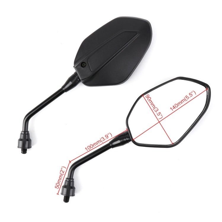 ZF001-125B Pair Rearview Mirror Reflective Mirror for Four-wheeler ATV - free shipping - PMC TechLife - Order now!