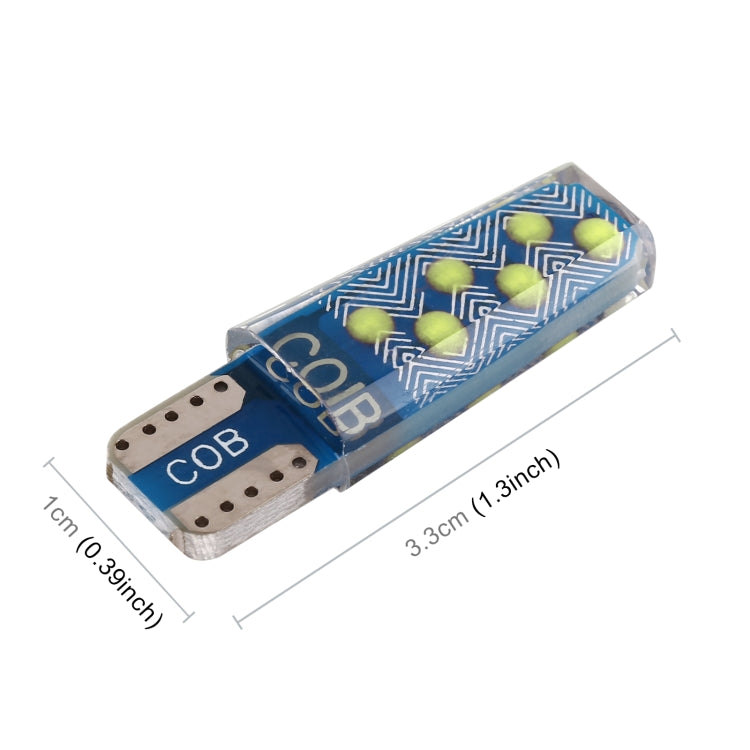 10 PCS T10 DC12V / 1.2W Car Clearance Light 12LEDs COB Lamp Beads (White Light) - Clearance Lights by PMC TechLife | Online Shopping South Africa | PMC TechLife | Buy Now Pay Later Mobicred