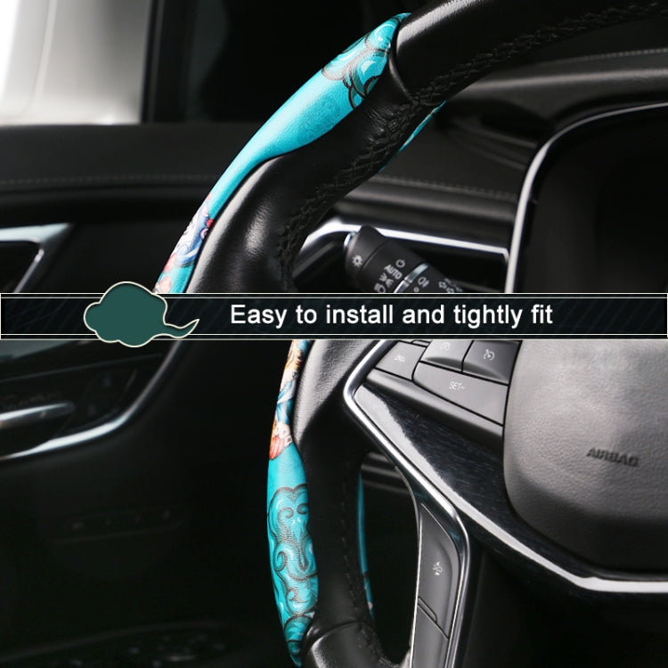 Car Universal China-Chic Relief Steering Wheel Cover (A Born Beauty) - Steering Wheel Accessories by PMC TechLife | Online Shopping South Africa | PMC TechLife | Buy Now Pay Later Mobicred