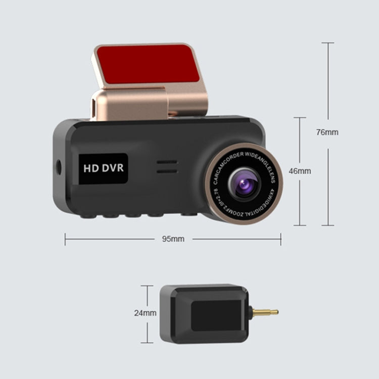 F22 3.16 inch 1080P HD Night Vision Driving Recorder, Standard Version with In-car View Camera - free shipping - PMC TechLife - Order now!