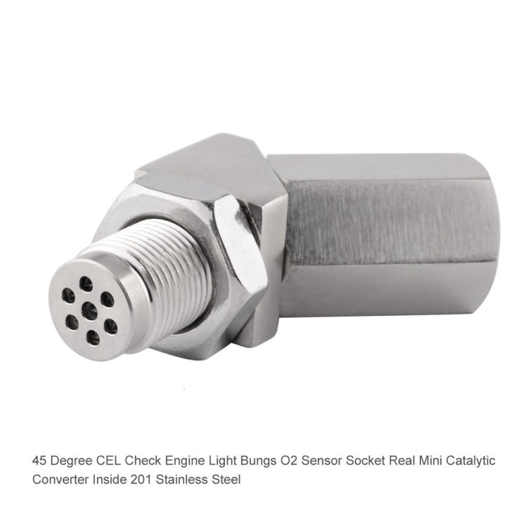 Car 45 Degree Oxygen Sensor M18x1.5 Adapter - Automobiles Sensors by PMC TechLife | Online Shopping South Africa | PMC TechLife | Buy Now Pay Later Mobicred