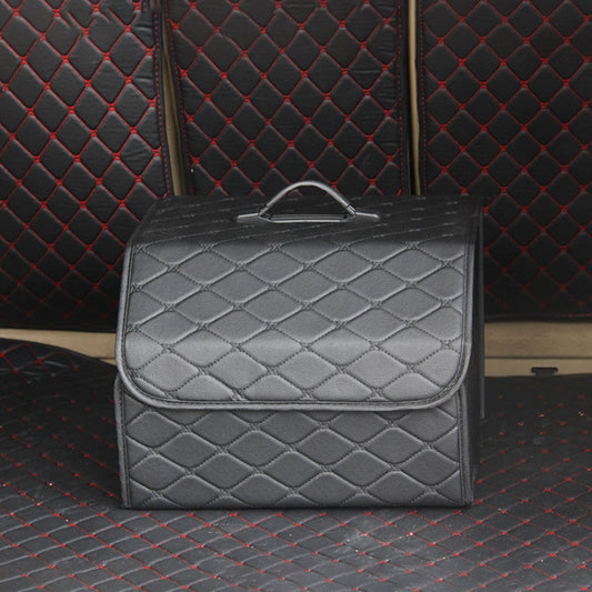 Car Trunk Foldable Storage Box, Rhombic Grid Middle Size: 40 x 32 x 30cm (Black) - Stowing Tidying by PMC Jewellery | Online Shopping South Africa | PMC Jewellery | Buy Now Pay Later Mobicred