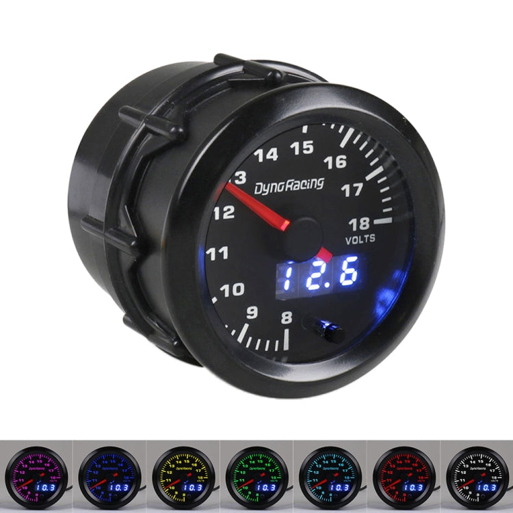 52mm Car Modified Colorful Voltmeter - Car Modification by PMC Jewellery | Online Shopping South Africa | PMC Jewellery | Buy Now Pay Later Mobicred