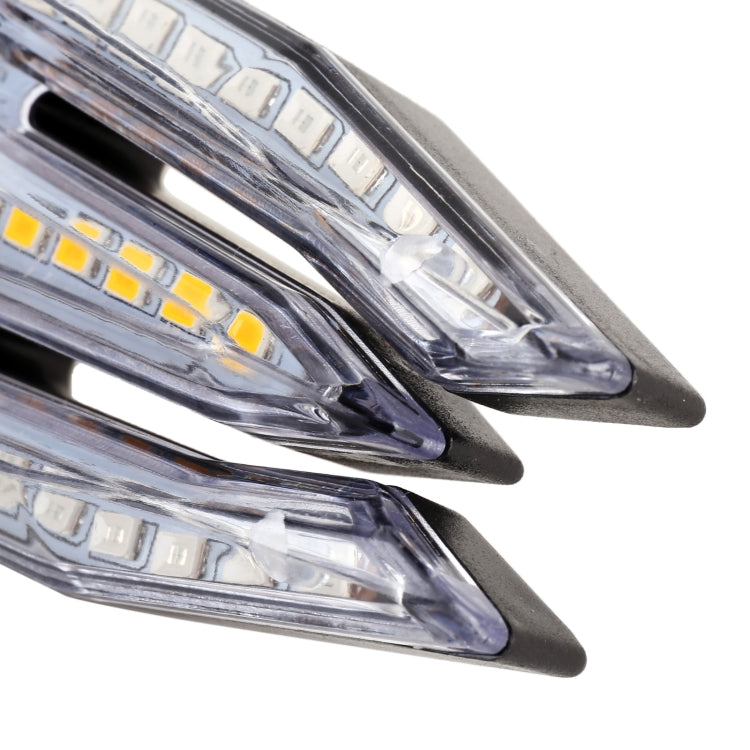 Motorcycle Turn Signal Light DC12V 1W 33LEDs SMD-3528 Lamp Beads (Blue Light) - Signal Lights by PMC TechLife | Online Shopping South Africa | PMC TechLife | Buy Now Pay Later Mobicred