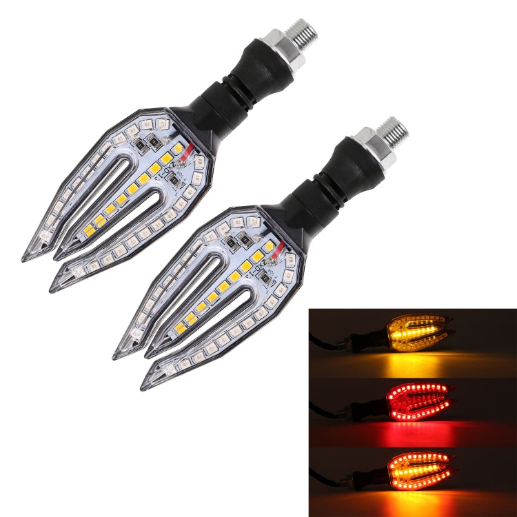 Motorcycle Turn Signal Light DC12V 1W 33LEDs SMD-3528 Lamp Beads (Red Light) - Signal Lights by PMC TechLife | Online Shopping South Africa | PMC TechLife | Buy Now Pay Later Mobicred