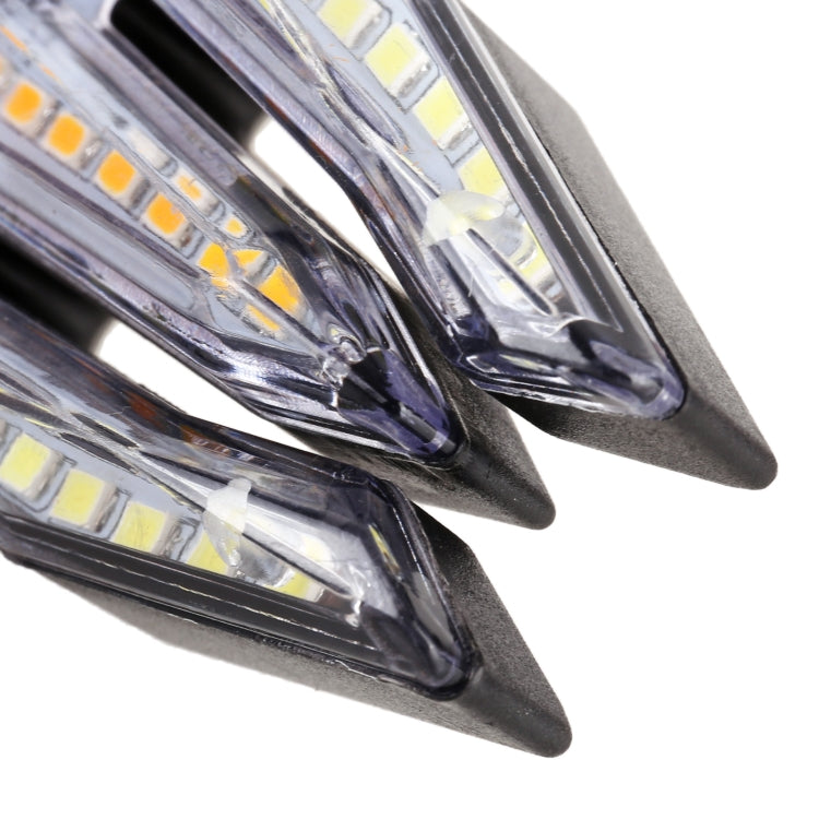 Motorcycle Turn Signal Light DC12V 1W 33LEDs SMD-3528 Lamp Beads (White Light) - Signal Lights by PMC TechLife | Online Shopping South Africa | PMC TechLife | Buy Now Pay Later Mobicred