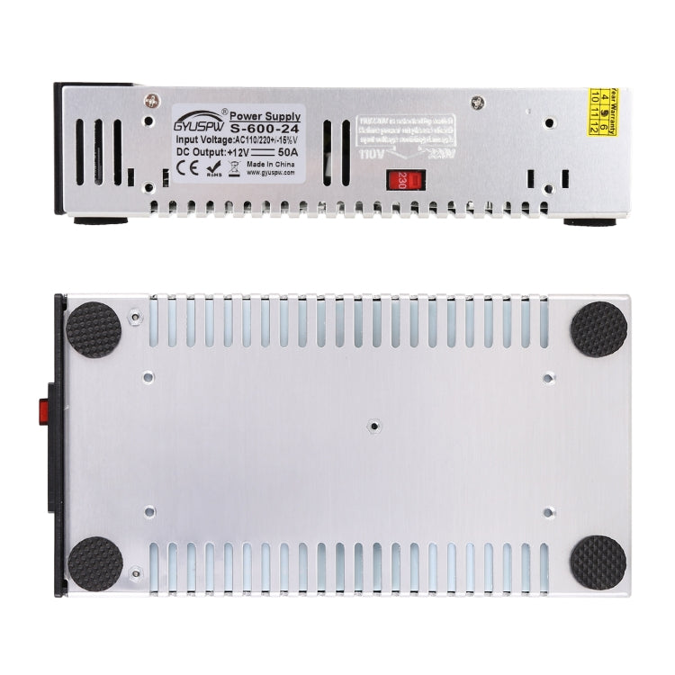 S-600-24 DC24V 600W 25A DIY Regulated DC Switching Power Supply Power Step-down Transformer with Clip - Step-down Transformer by PMC TechLife | Online Shopping South Africa | PMC TechLife | Buy Now Pay Later Mobicred