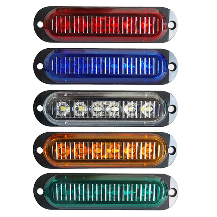 5 PCS MK-093 Car / Truck 6LEDs Side Marker Indicator Lights Bulb Lamp (Red Light) - Clearance Lights by PMC TechLife | Online Shopping South Africa | PMC TechLife | Buy Now Pay Later Mobicred