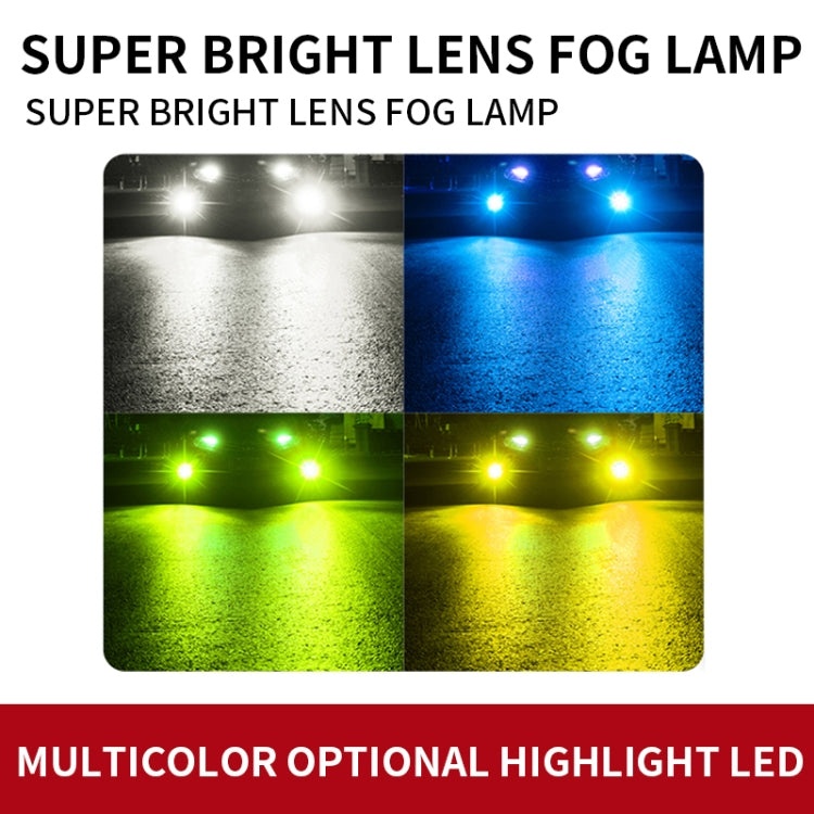 1 Pair H11 27W / DC12V Car Aluminum Alloy LED Headlight (Lime Green) - LED Headlamps by PMC TechLife | Online Shopping South Africa | PMC TechLife | Buy Now Pay Later Mobicred