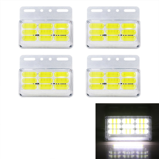 4 PCS ZS-9001 DC24V 9D Waterproof Car / Truck Side Marker Indicator Lights Bulb Lamp (White Light) - Clearance Lights by PMC Jewellery | Online Shopping South Africa | PMC Jewellery | Buy Now Pay Later Mobicred