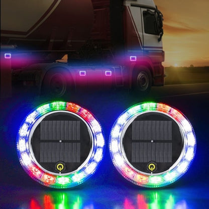 2 PCS Car Touch Light Solar LED Flashing Light - Warning Lights by PMC Jewellery | Online Shopping South Africa | PMC Jewellery | Buy Now Pay Later Mobicred