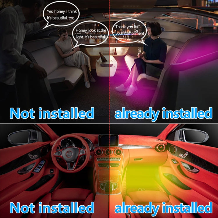 Y12 USB Car Colorful RGB Foot LED Atmosphere Light - Atmosphere lights by PMC TechLife | Online Shopping South Africa | PMC TechLife | Buy Now Pay Later Mobicred