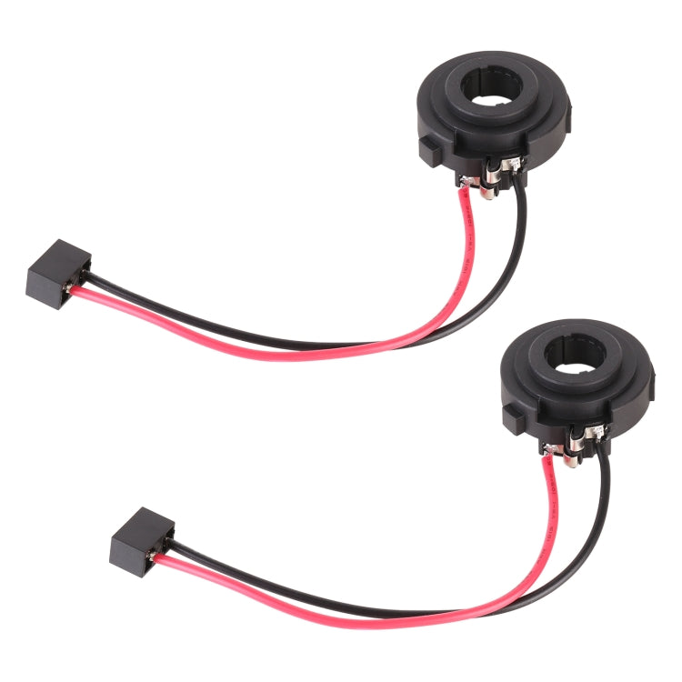 1 Pair TK-114B Car H7 Lamp Holder Socket with Cable - Wires by PMC TechLife | Online Shopping South Africa | PMC TechLife | Buy Now Pay Later Mobicred