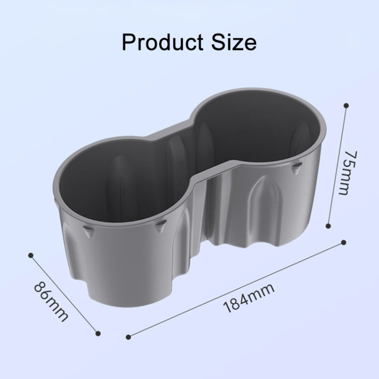 SHUNWEI SD-1054 Car Water Cup Holder for Tesla Model 3 / Y 2021-2022(Black) - Car Drink Holders by SHUNWEI | Online Shopping South Africa | PMC TechLife | Buy Now Pay Later Mobicred