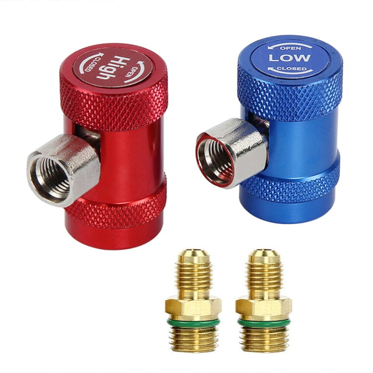Car AC R1234YF Air Conditioning Fluorine 90 Degree Quick Joints - Engine Fittings by PMC TechLife | Online Shopping South Africa | PMC TechLife | Buy Now Pay Later Mobicred