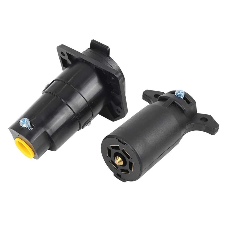 7-PIN 12V Trailer Plug American Flat Blade Connector Adapter - Terminal connectors by PMC Jewellery | Online Shopping South Africa | PMC Jewellery | Buy Now Pay Later Mobicred