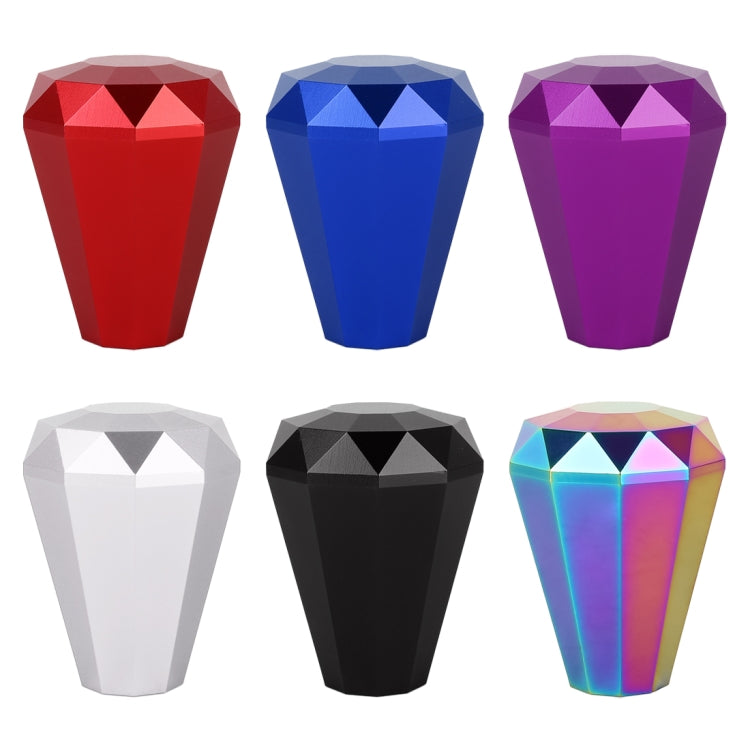 Universal Car Diamond Shape Metal Gear Shift Knob (Red) - Shift Knob by PMC TechLife | Online Shopping South Africa | PMC TechLife | Buy Now Pay Later Mobicred